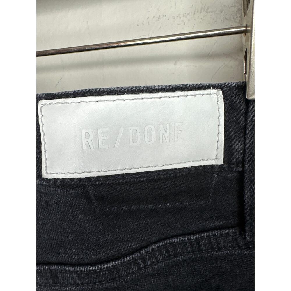 RE/DONE Originals High Rise Ankle Crop 189-03WHRAC Faded Stone button fly Sz 30 - Picture 6 of 9
